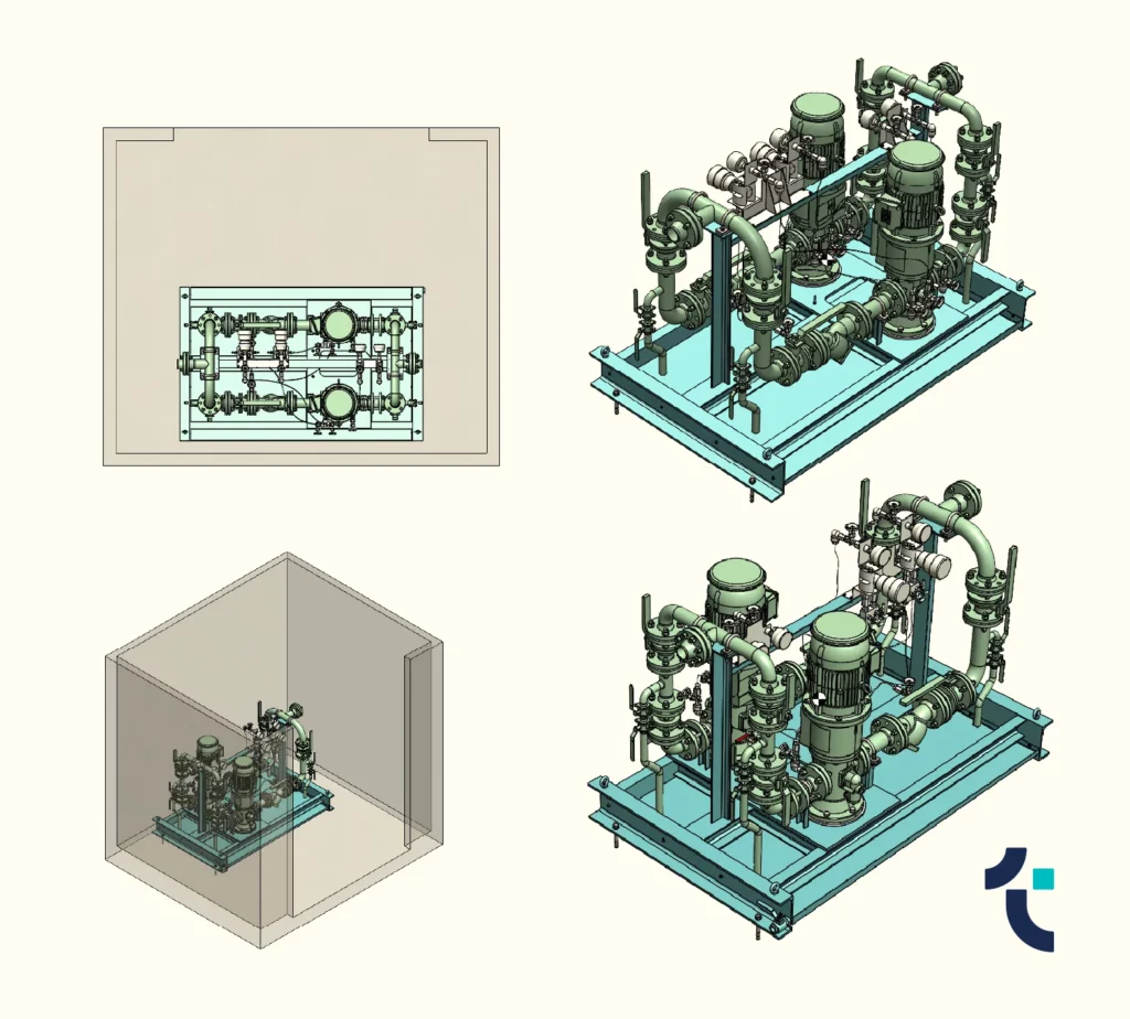 Technec - Skid de pompage - Bureau d'études
