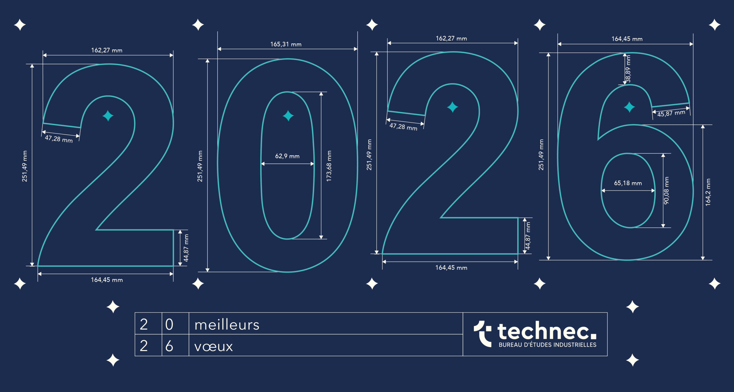 Vœux 2026 - Bureau d'études - Technec